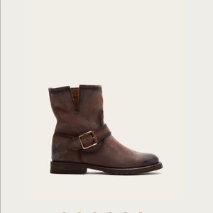 Frye Natalie Engineer Boots Size 8 Brown